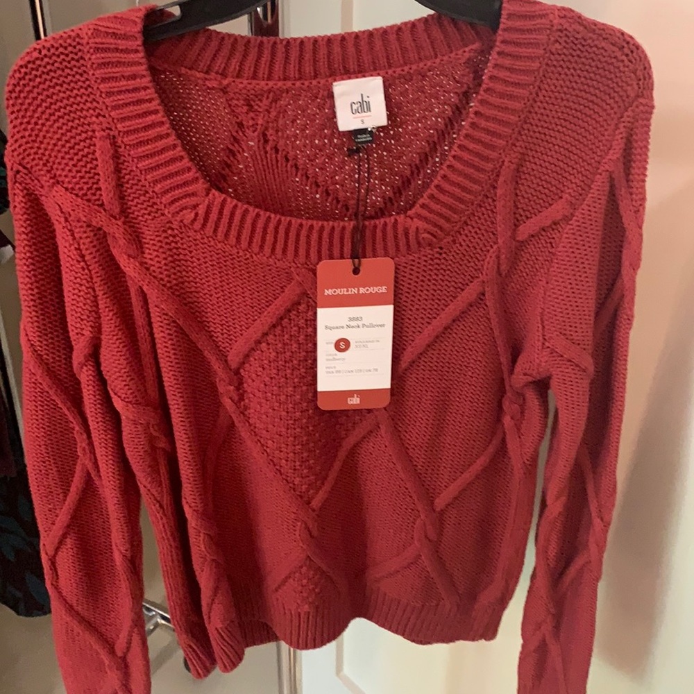 Cabi Square Neck Pullover Fall 2020
